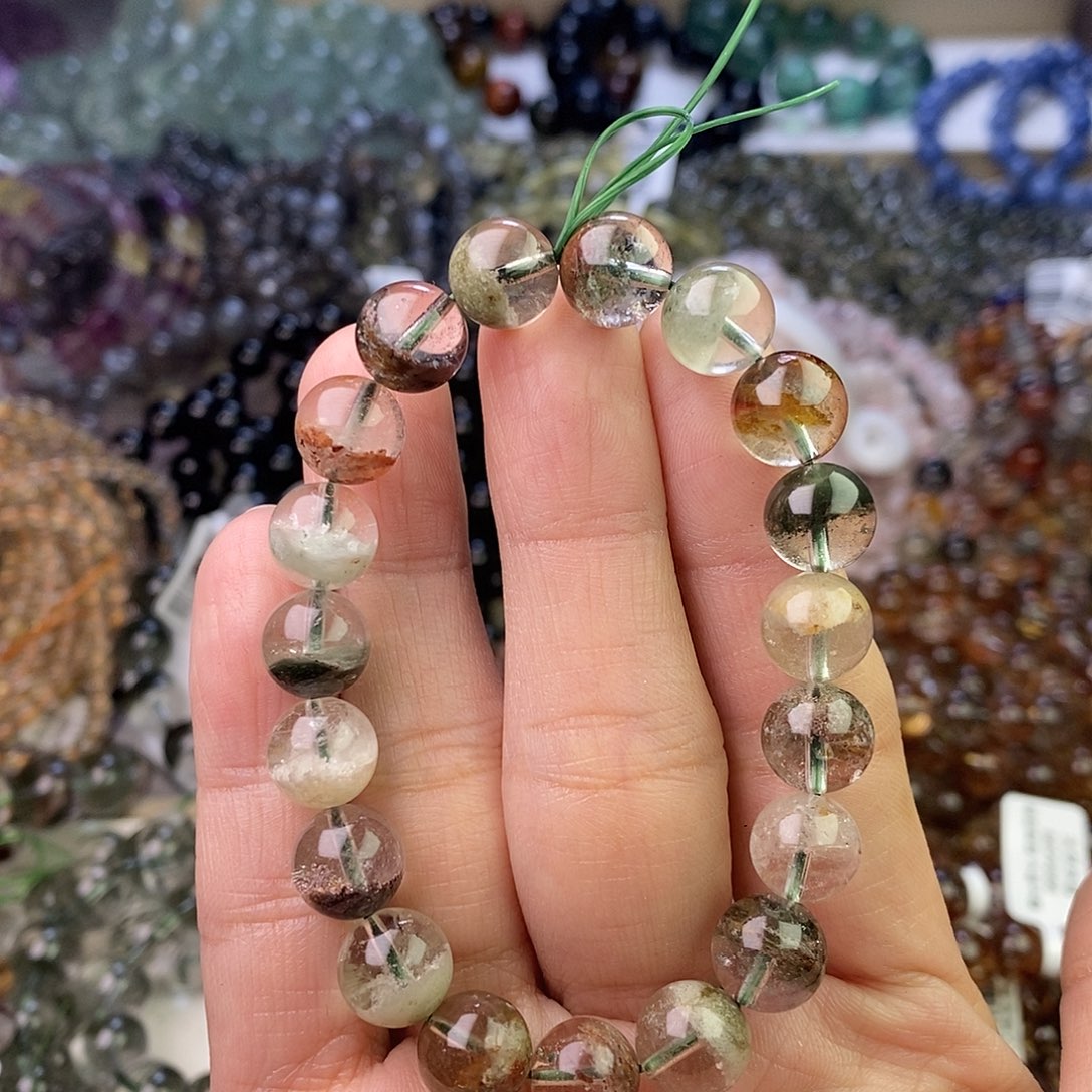 水晶手链未镶嵌知*竹卡10