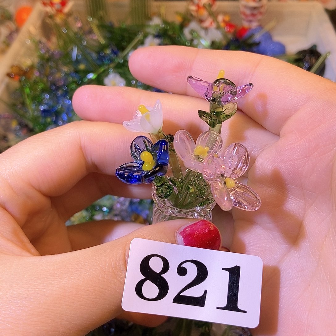 琉璃手工艺品821花瓶
