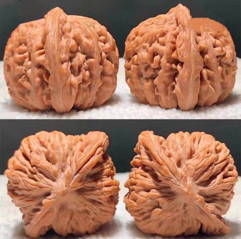 精品文玩核桃瑕疵打包