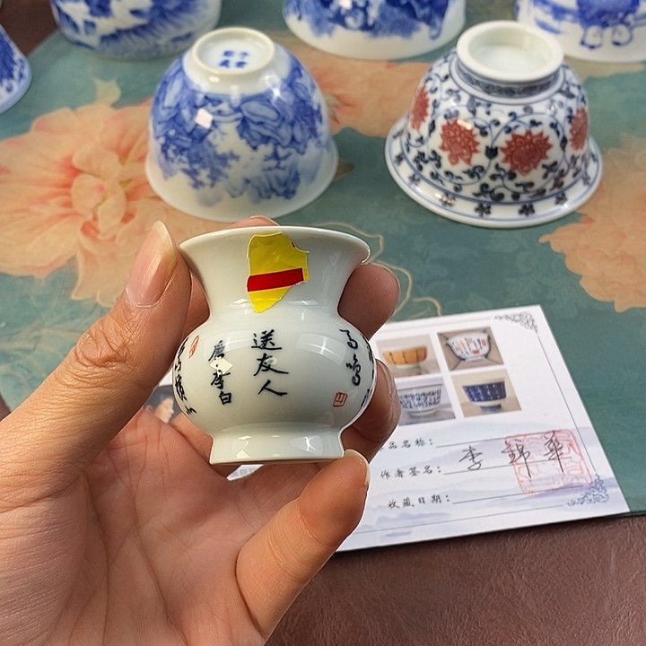 杯?****?现代景德镇全手工全手绘茶具1688888
