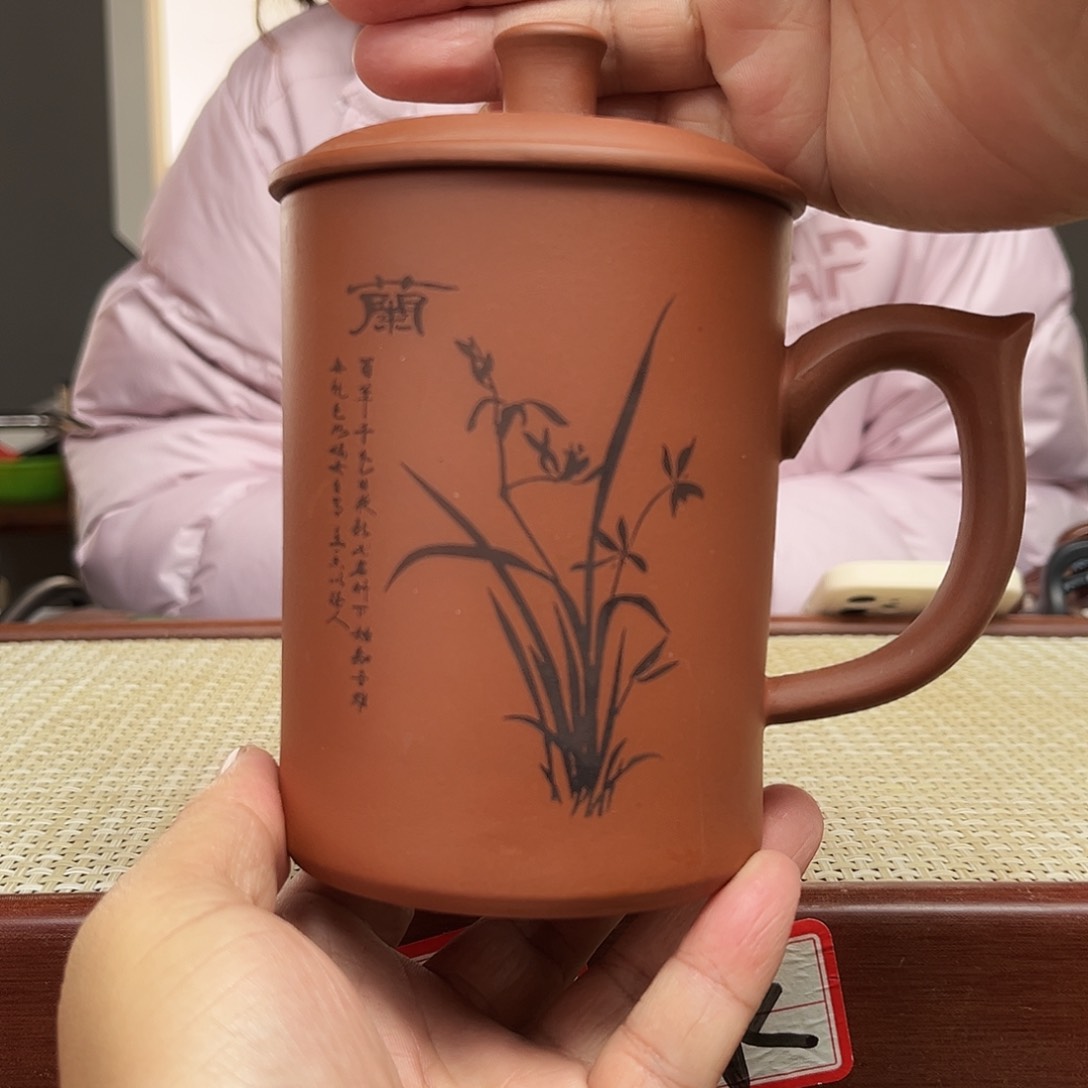 紫砂茶杯宜兴紫砂保温杯