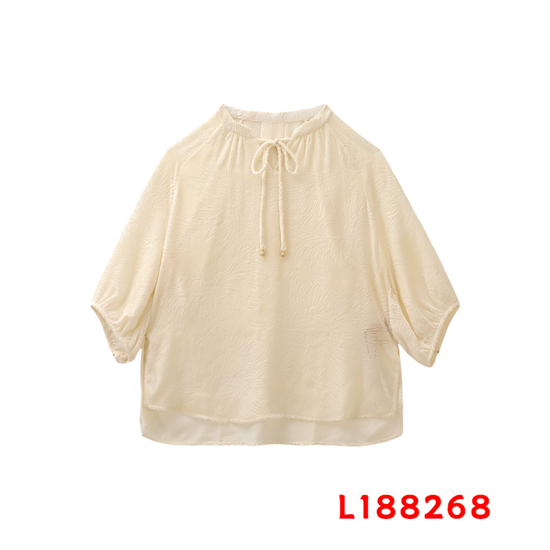 【粉丝专享】丝绒剪花上衣  188268