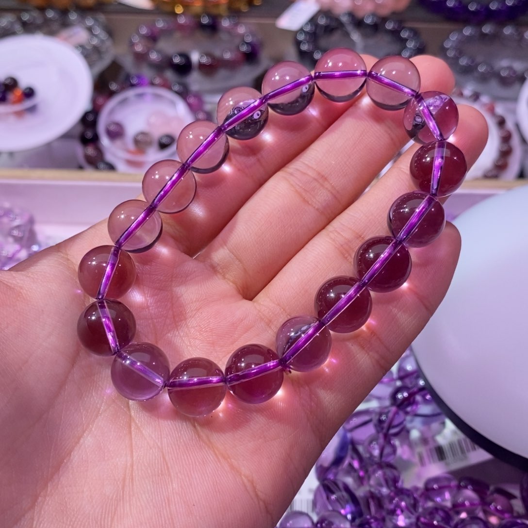 水晶手串未镶嵌D****?紫水晶11+