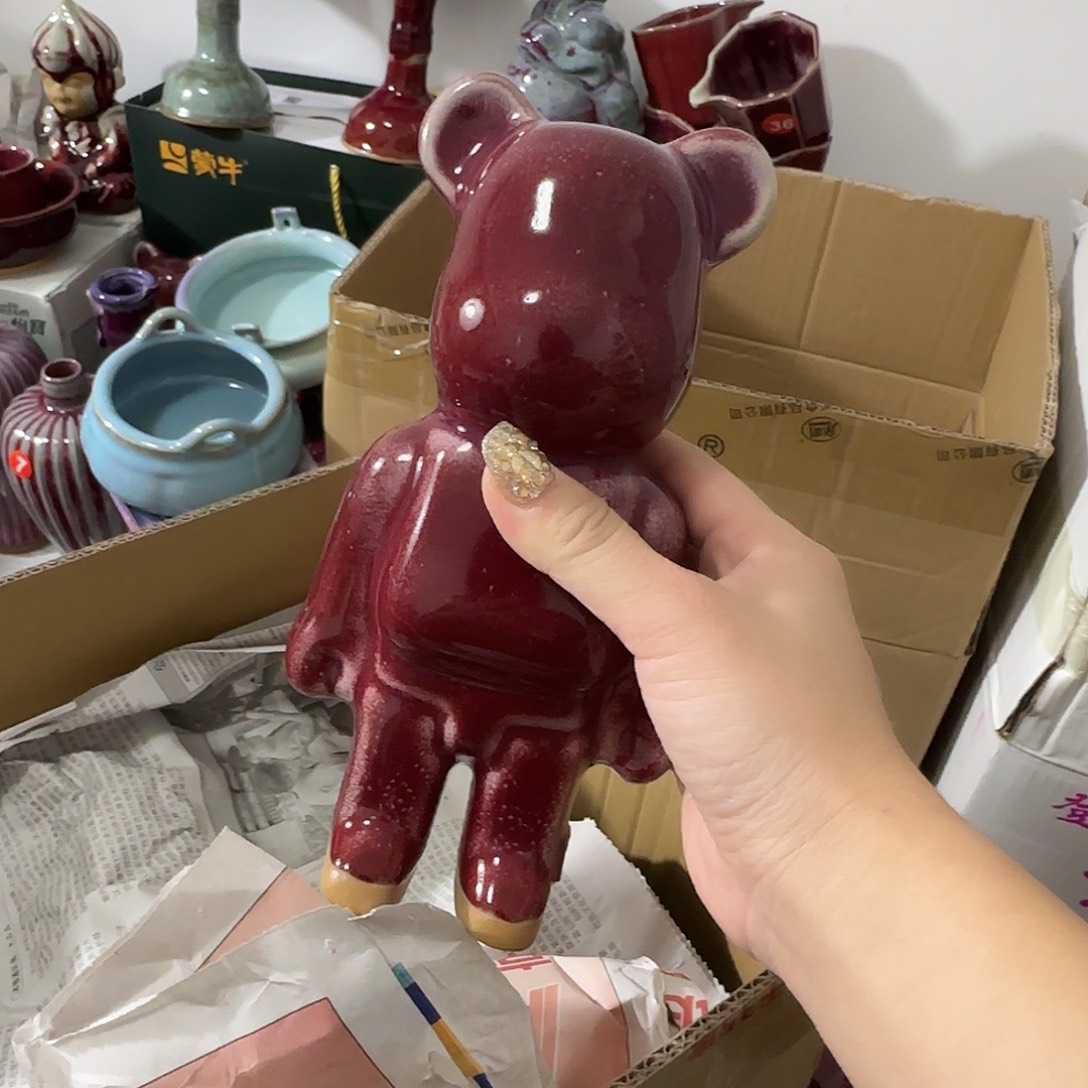 陶摆件郑家钧窑摆件