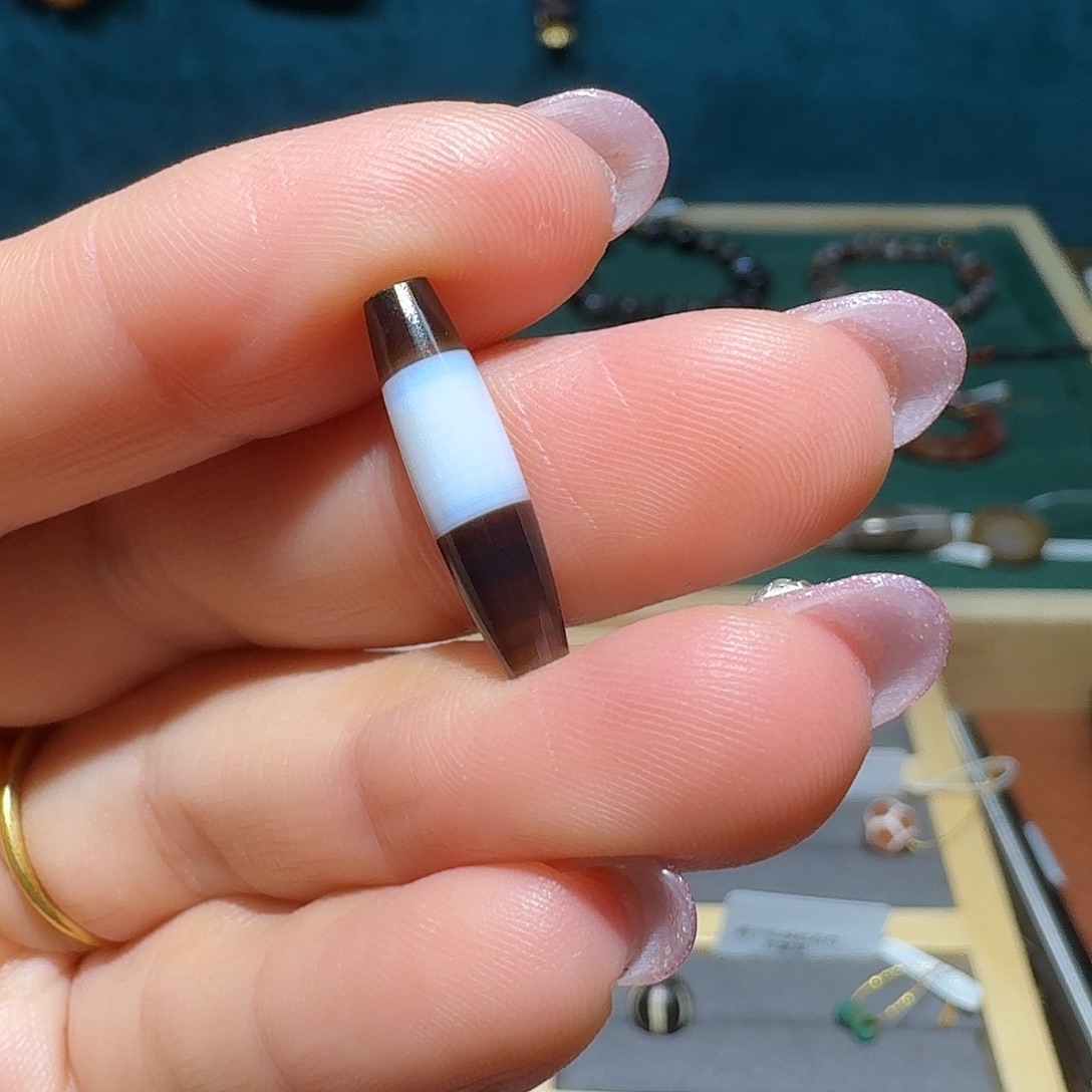 玛瑙/玉髓未镶嵌珠宝半成品5*20mm