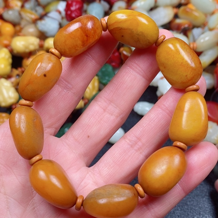 和田玉手链未镶嵌