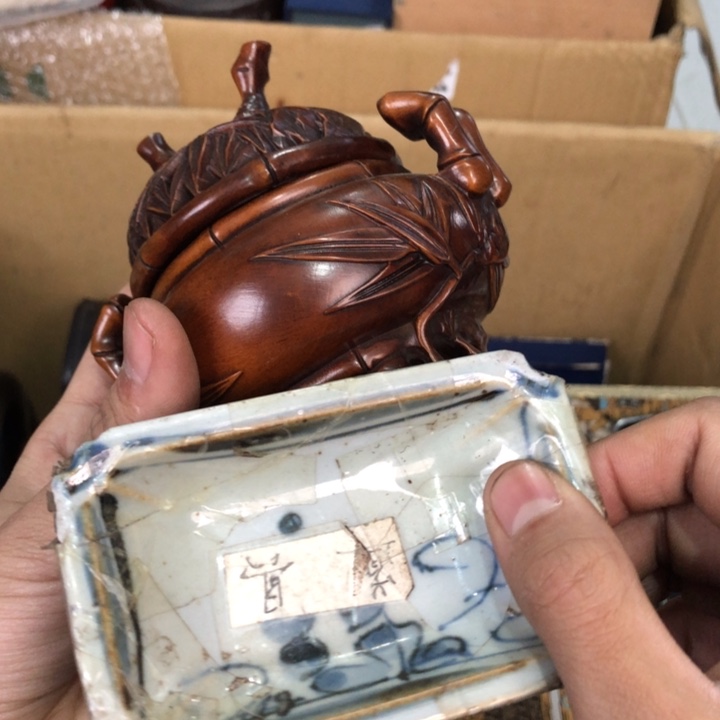 陶瓷孤品单件车里拍