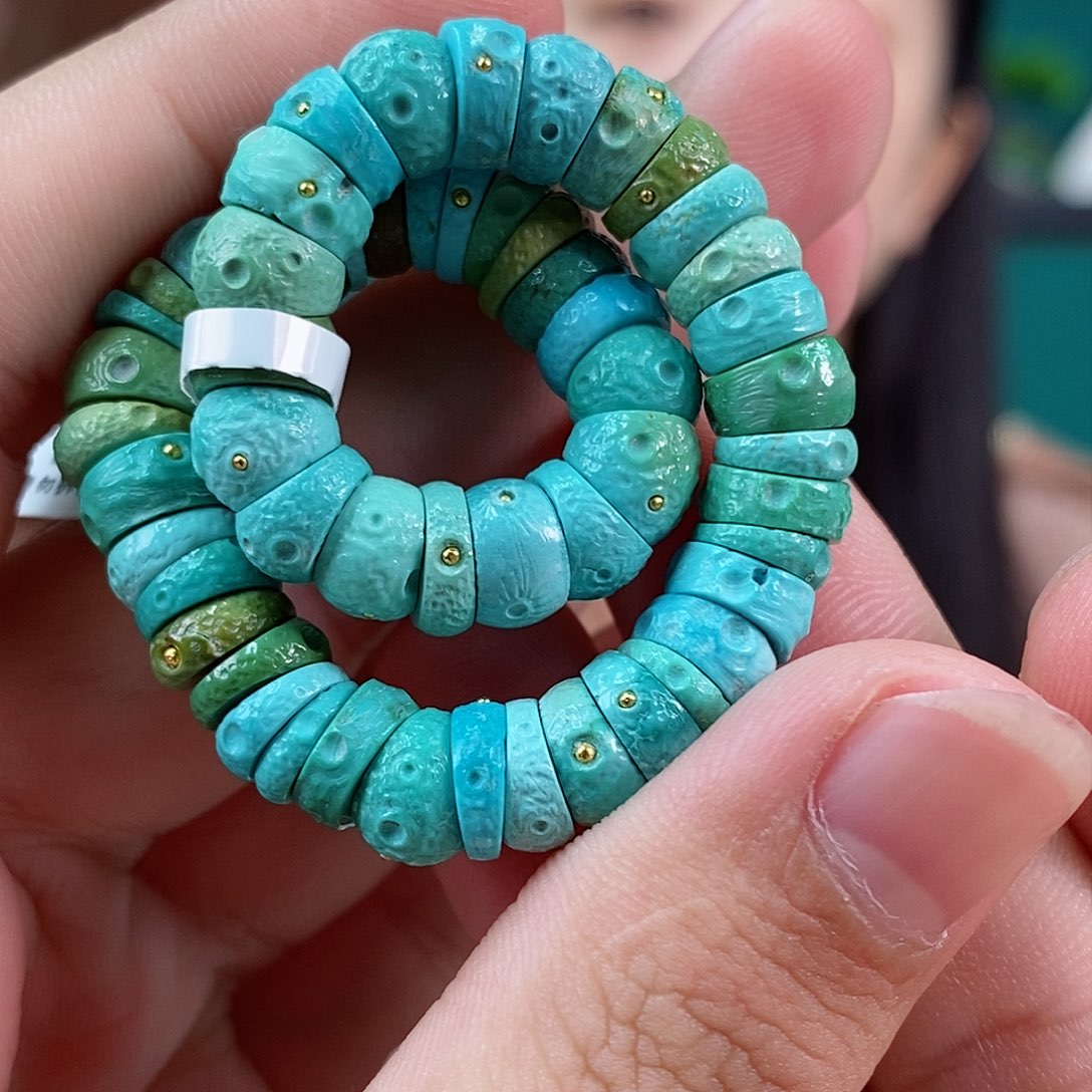 绿松石珠宝奇石未镶嵌