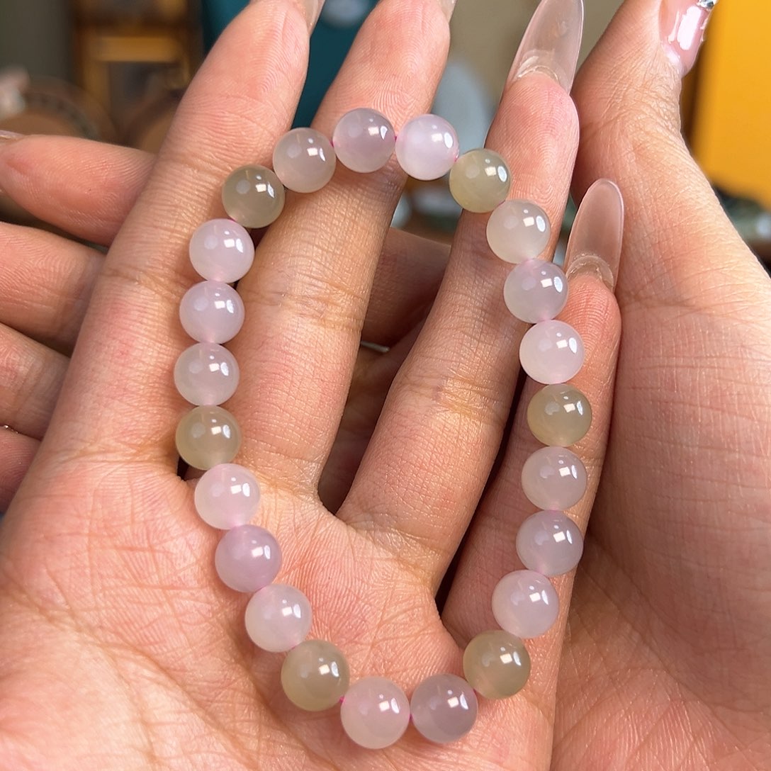 和田玉手串未镶嵌A*E