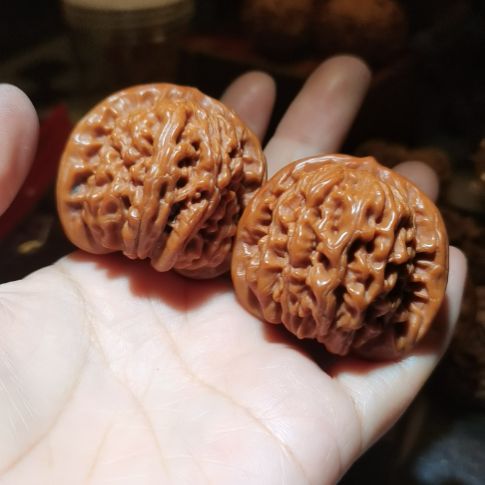 猴头核桃吊坠43四座楼