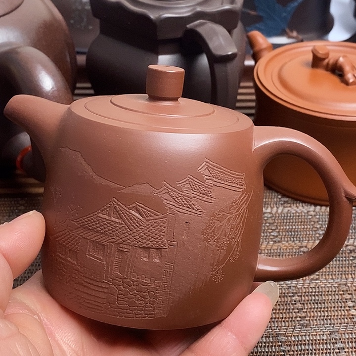 茶壶紫砂完美无瑕