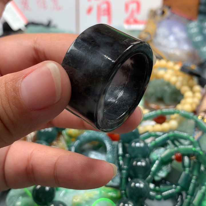 翡翠项链未镶嵌保真天然A货翡翠