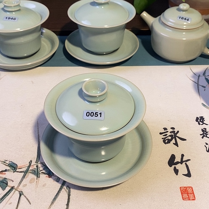 汝瓷0051 青鸾汝瓷矿石釉