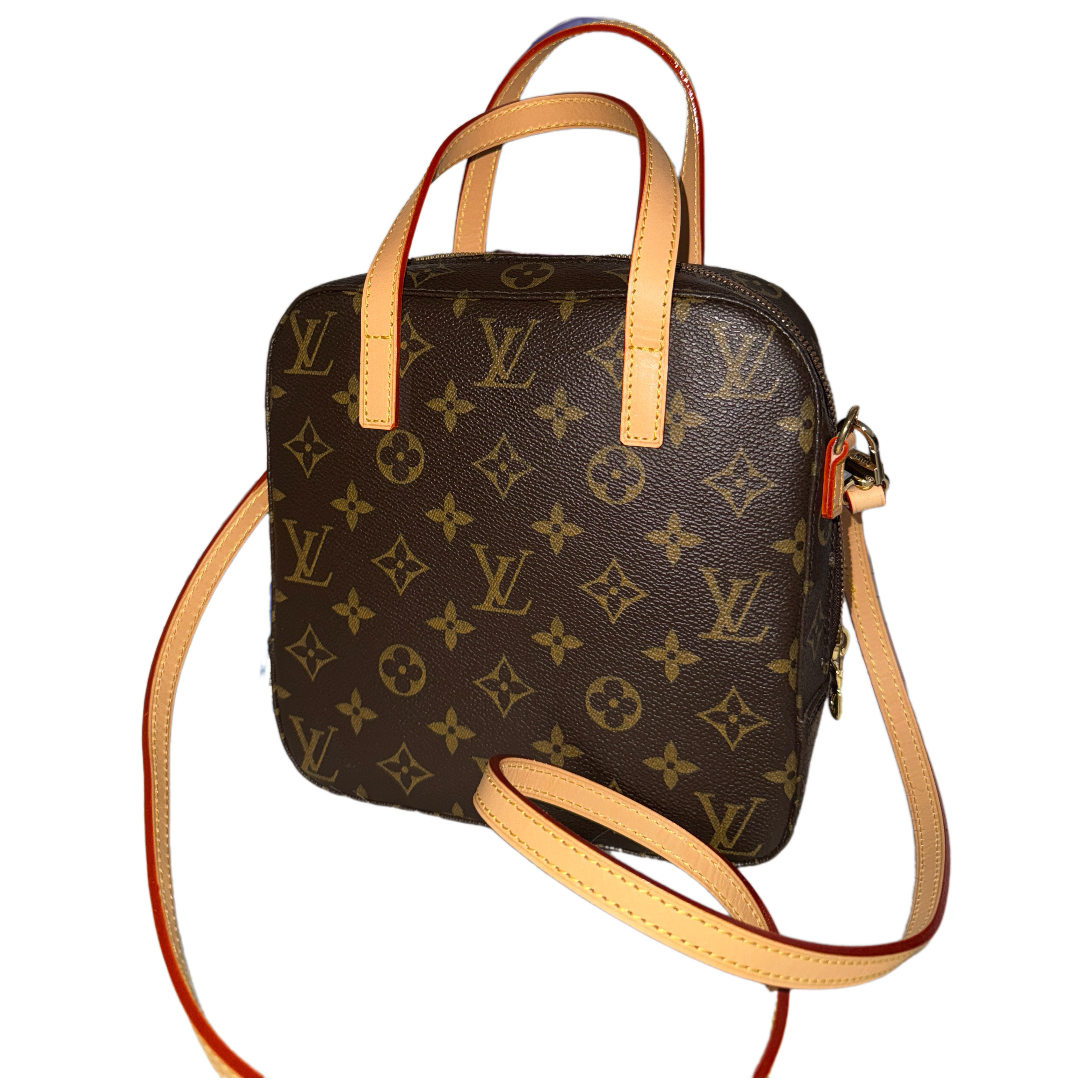 修复品LouisVuitton（芳）单肩包经典便当包正品植鞣革更新