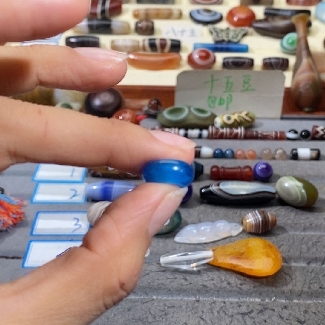 站***鬼玛瑙/玉髓合金颈饰