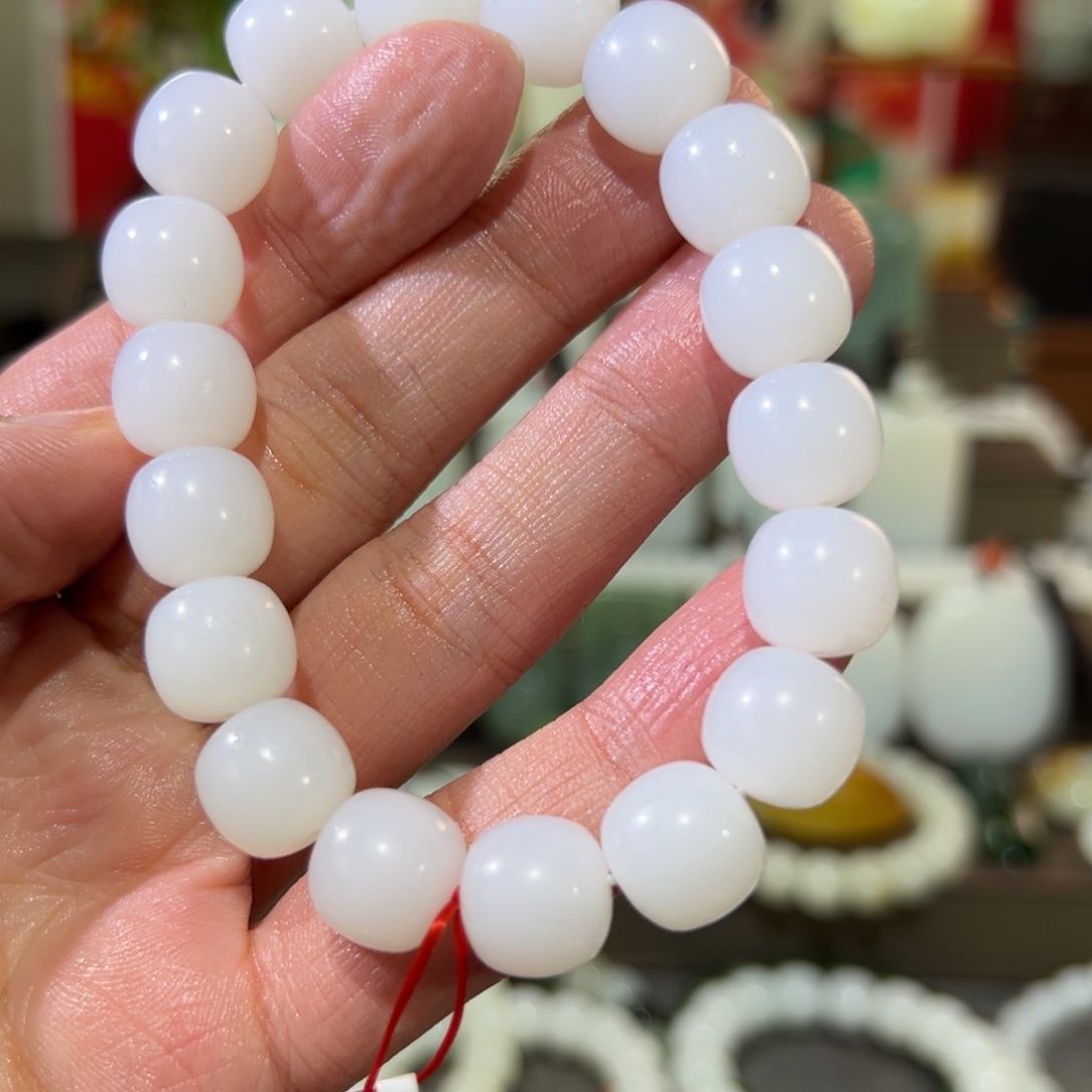 和田玉手链未镶嵌用****7