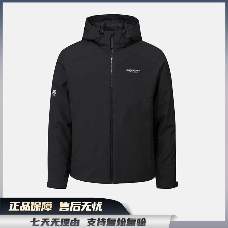 【双十二大促】迪桑特冬季运动透气防风防水戴帽冲锋衣男女款XPDO1