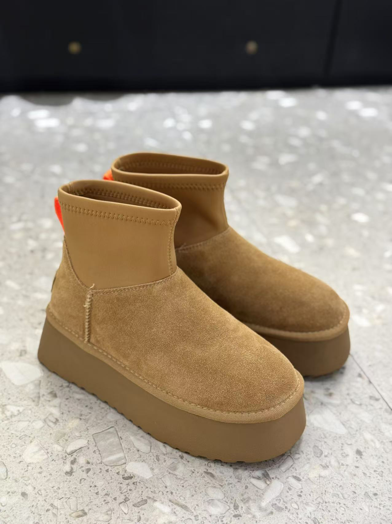5cm这个款洋气时尚百搭雪地靴筒口秀气保暖122-181