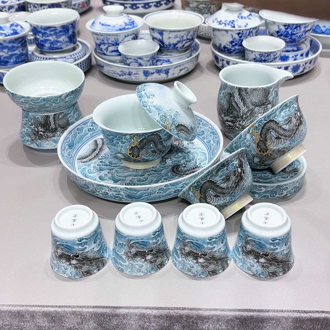 盖碗景德镇高温茶具