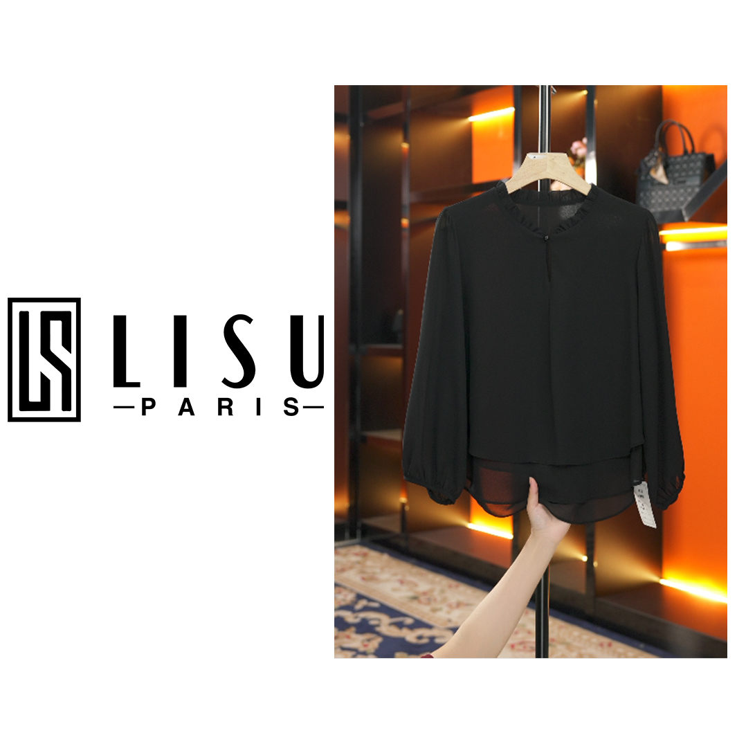 臻品清货！巨好穿～轻奢气质减龄显瘦洋气小衫50116