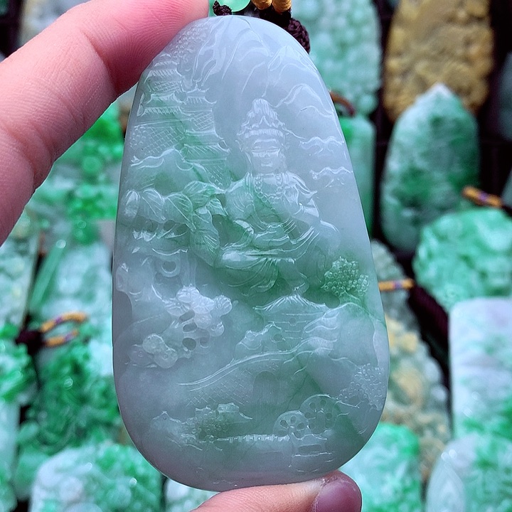 翡翠吊坠(不含链)未镶嵌