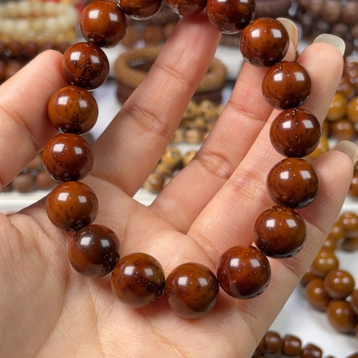 紫金鼠手串13尺寸练手瑕疵款