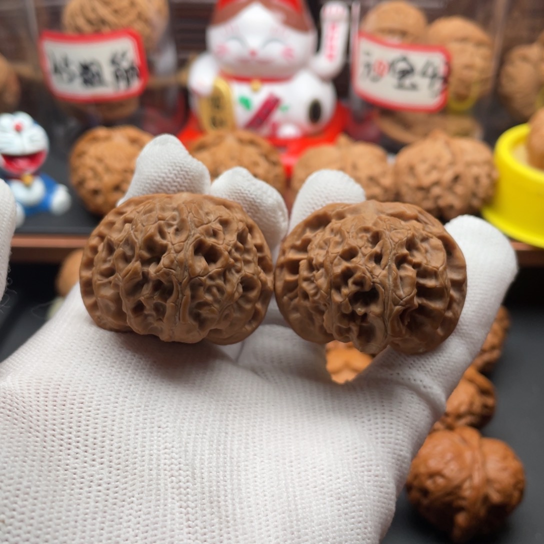 文玩核桃把件苹果园40