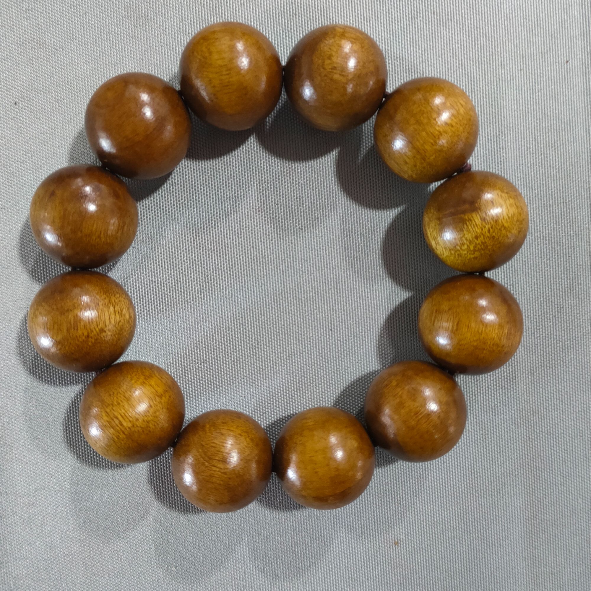 A32  枯木料金丝楠  卡2.0 圆珠单圈手串