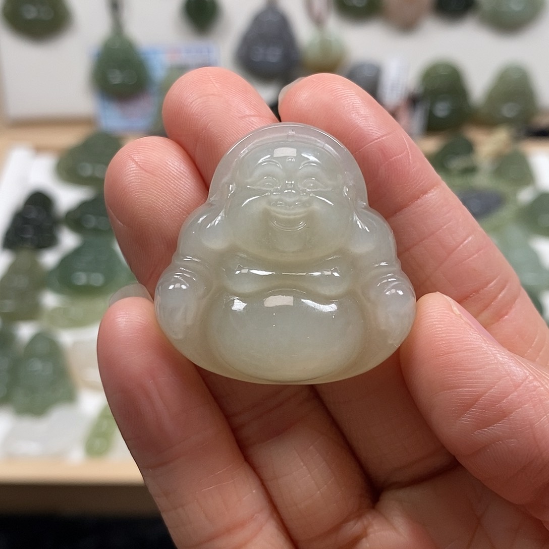 和田玉挂件未镶嵌卡35