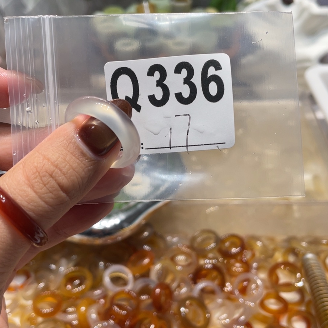 玛瑙/玉髓未镶嵌戒指336