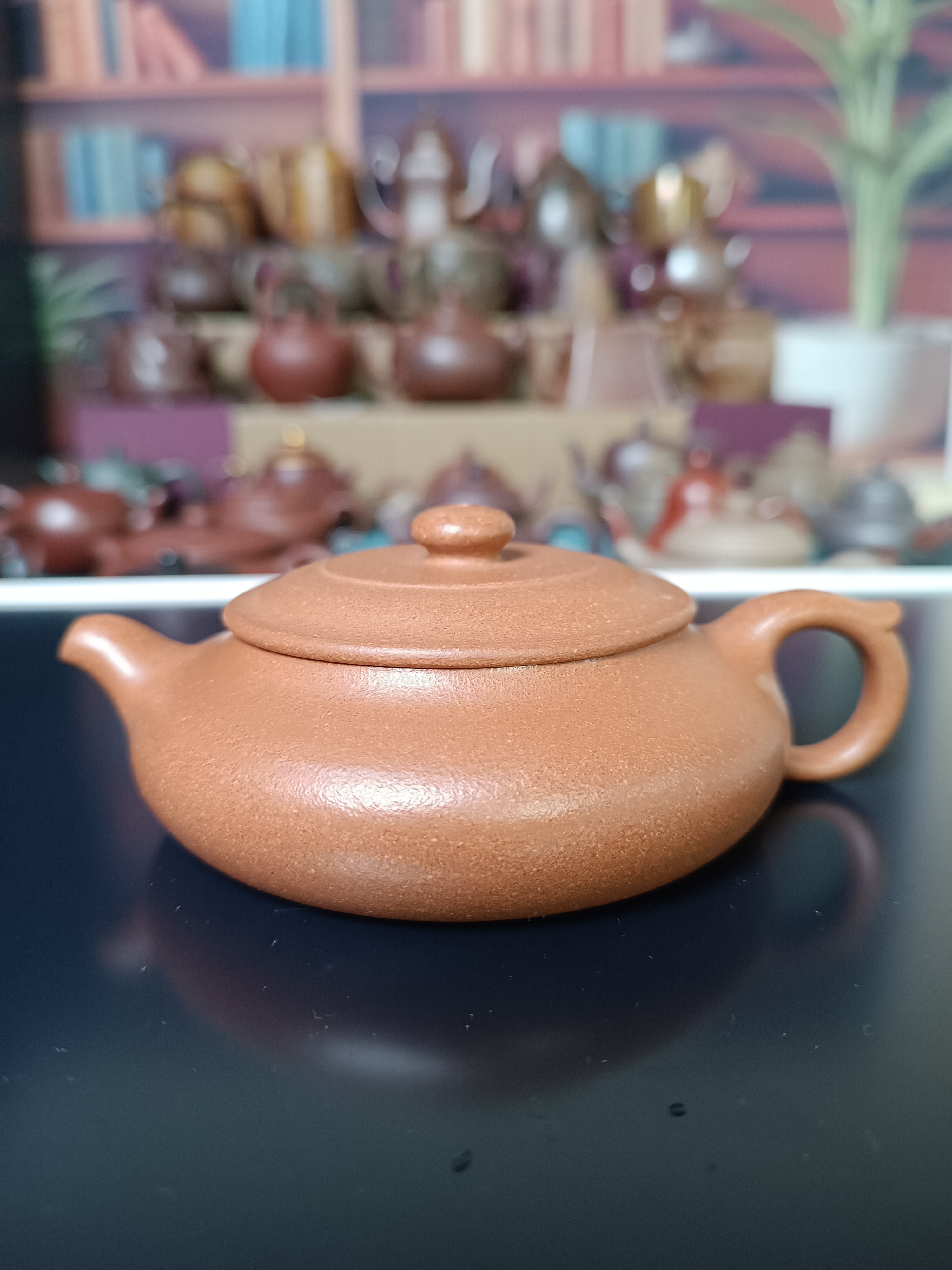 黄降坡扁腹壶160cc