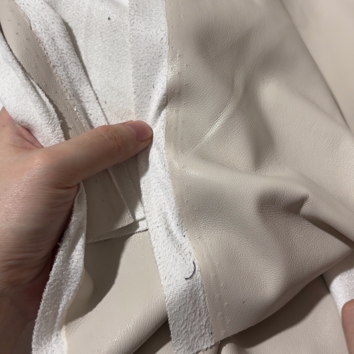 混纺燕麦色高货麂皮1米孤品