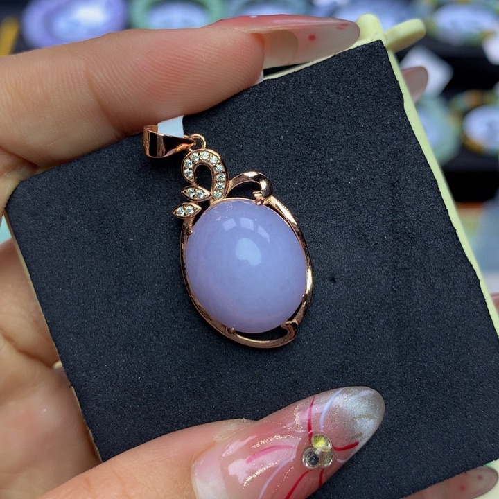 翡翠手链银S925镶嵌翡翠