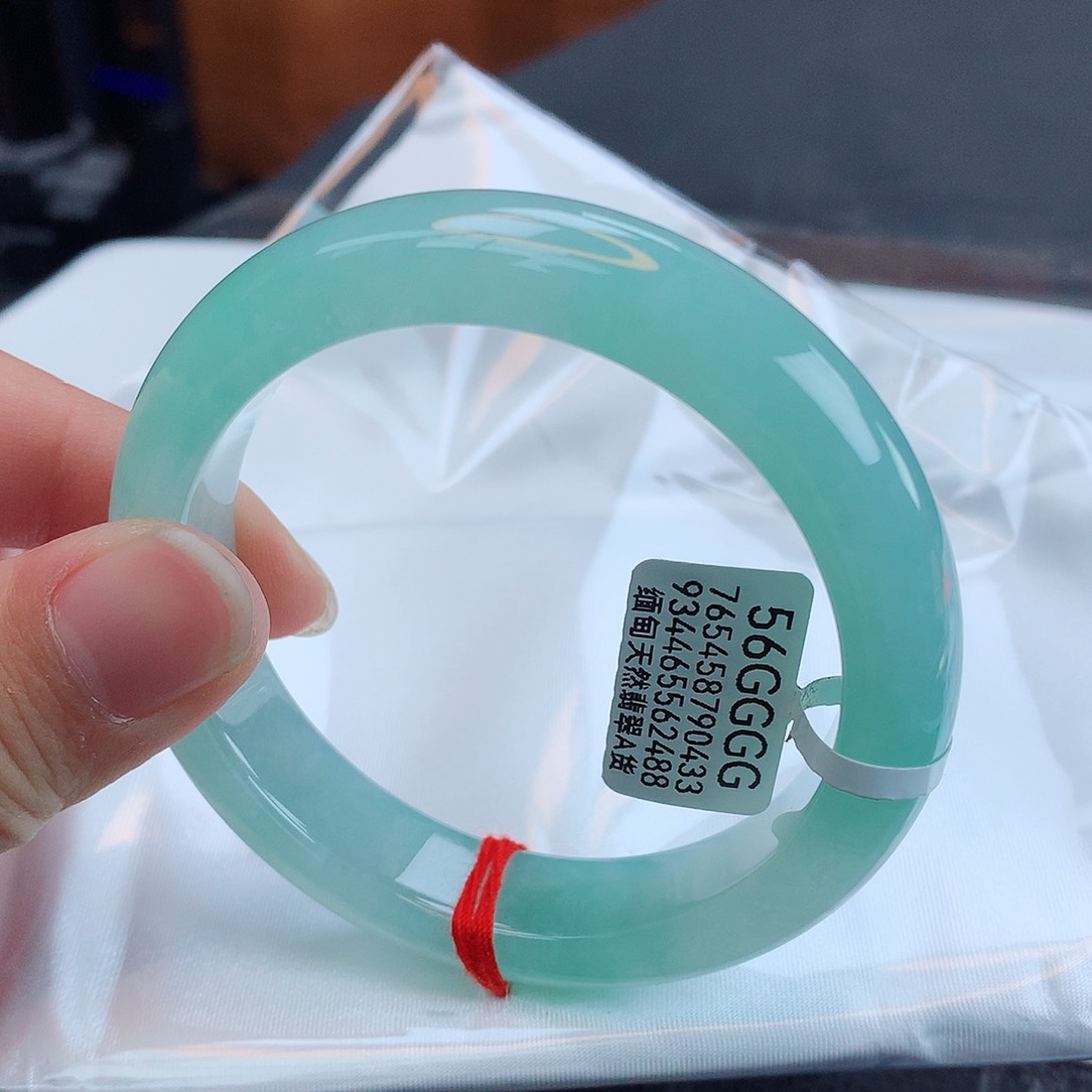 翡翠手镯未镶嵌天然缅甸翡翠A货手镯