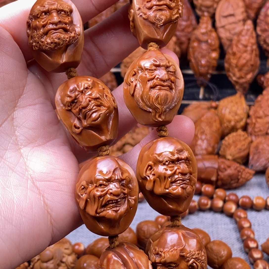 橄榄核手串/手链兵****?核雕手串