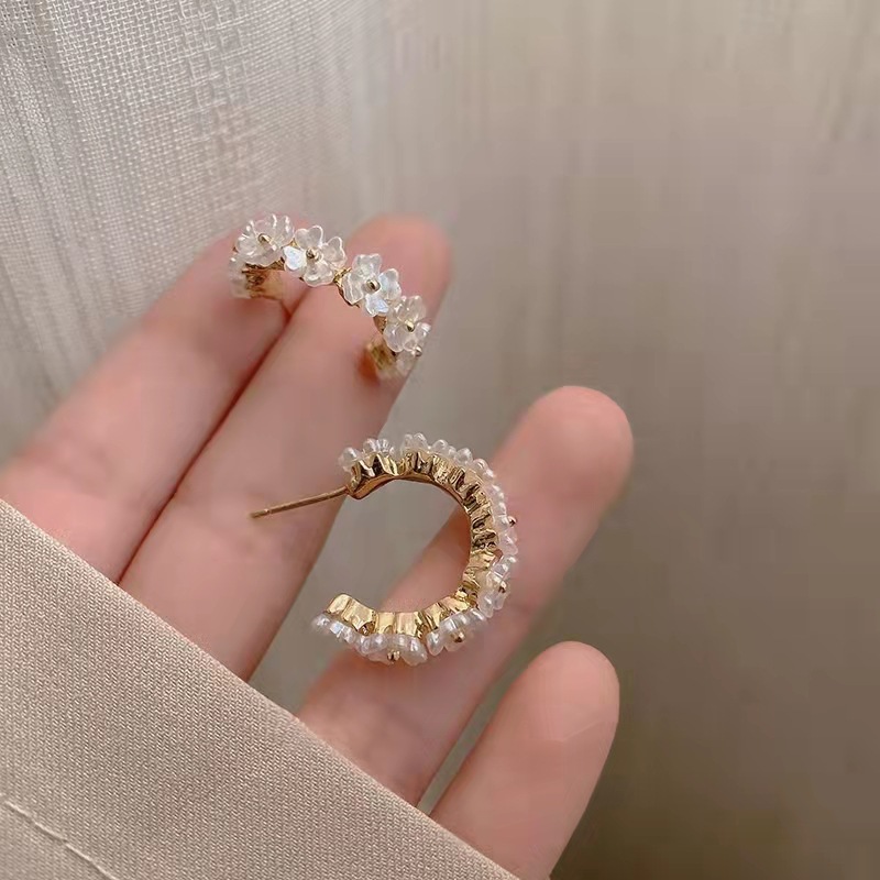 铜合金耳饰 【厂家直销】38号简约小众轻奢精致设计感耳饰S925银针