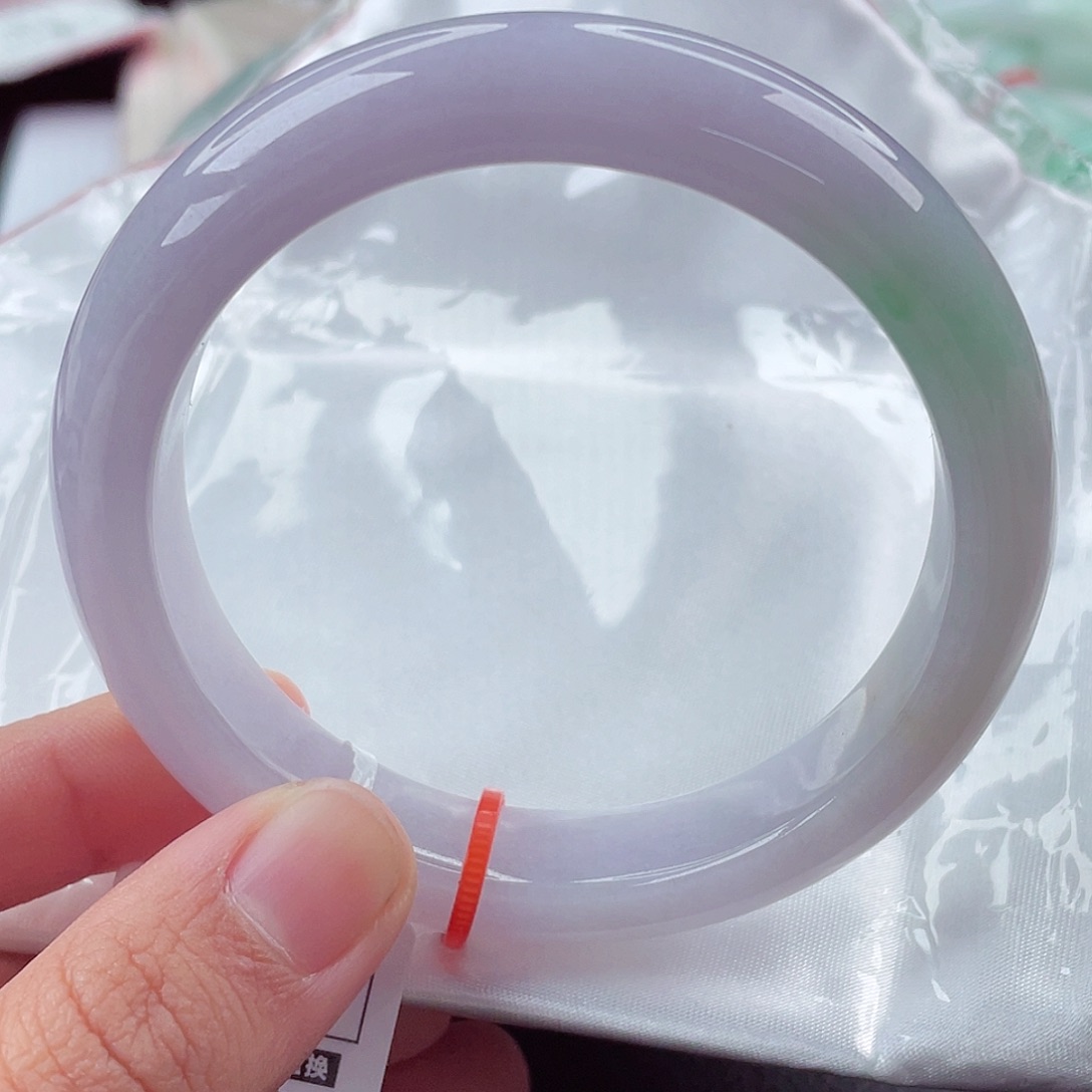 翡翠手镯未镶嵌57.4正圈