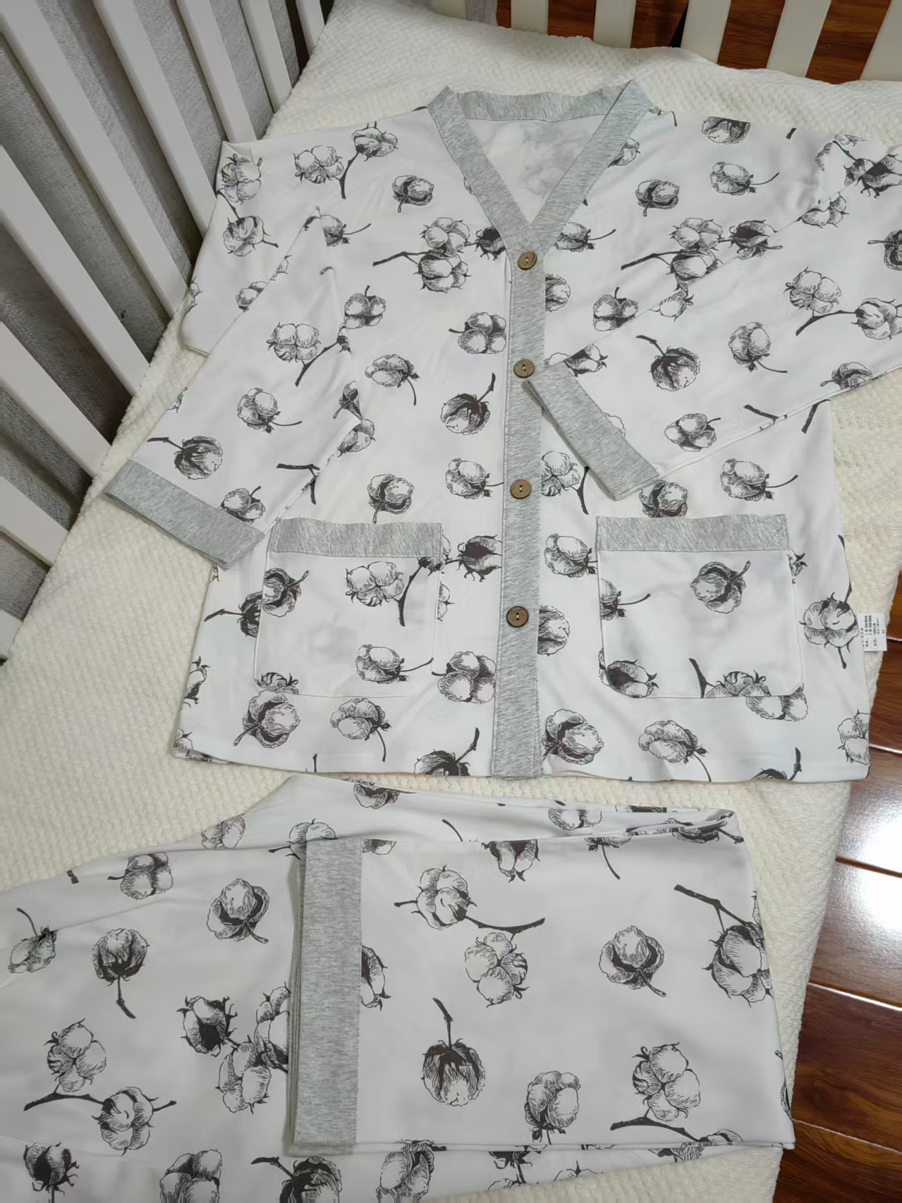 澳棉针织棉家居服成人款