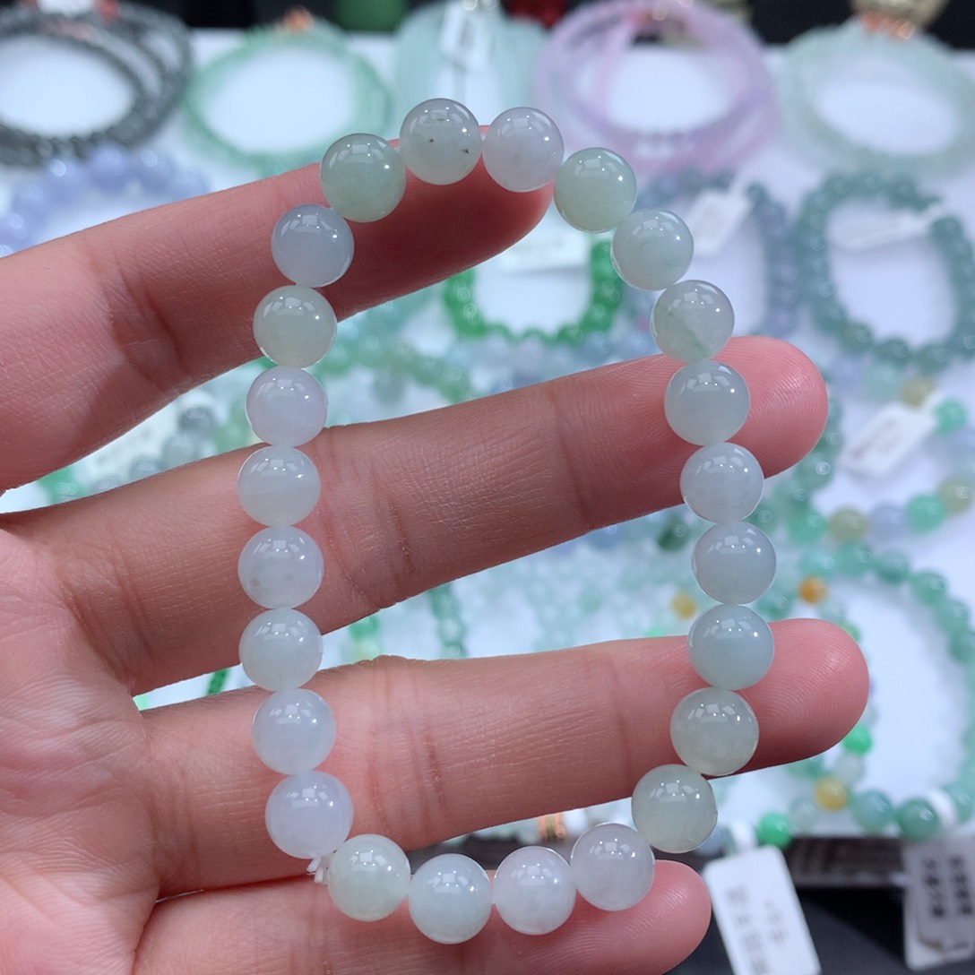 翡翠手链未镶嵌天然