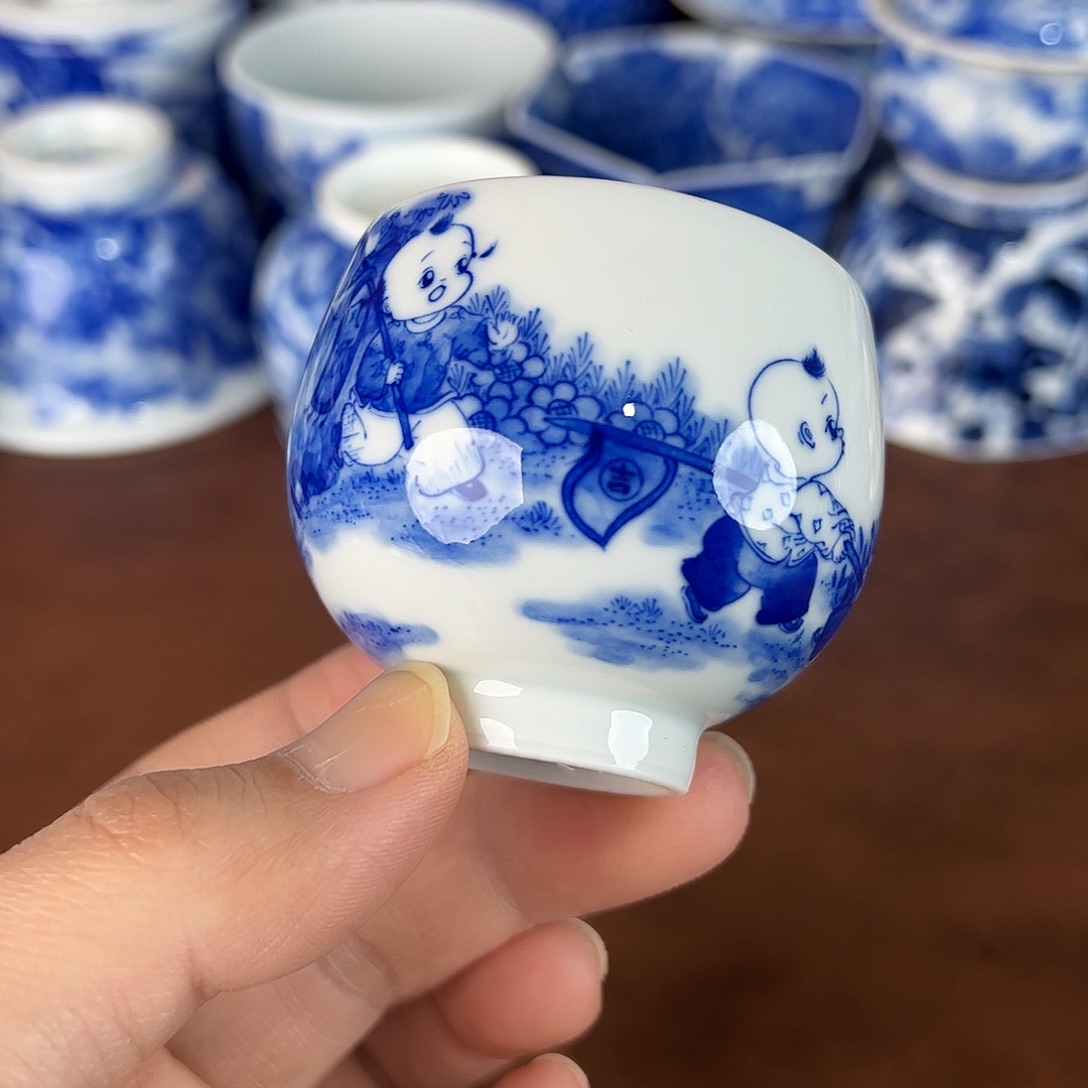 瓷片景德镇全手工手绘陶瓷