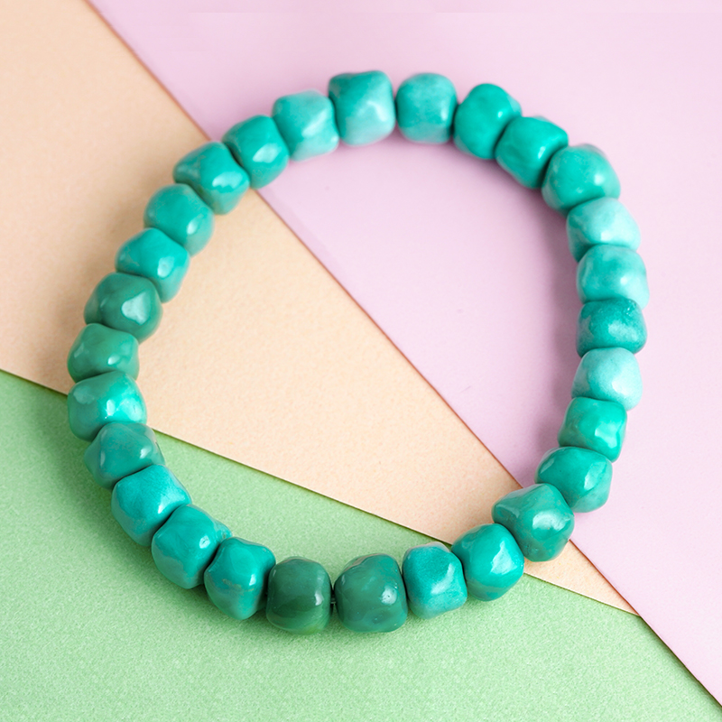 【品众慧子】高瓷暴力玉化爆米花单圈清新时尚百搭-LAL48383