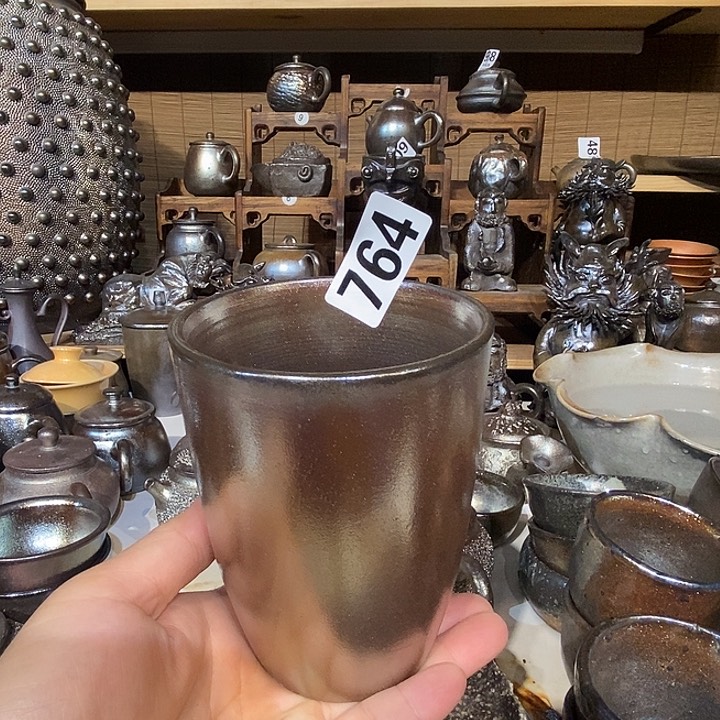 高温柴烧陶泥可乐杯