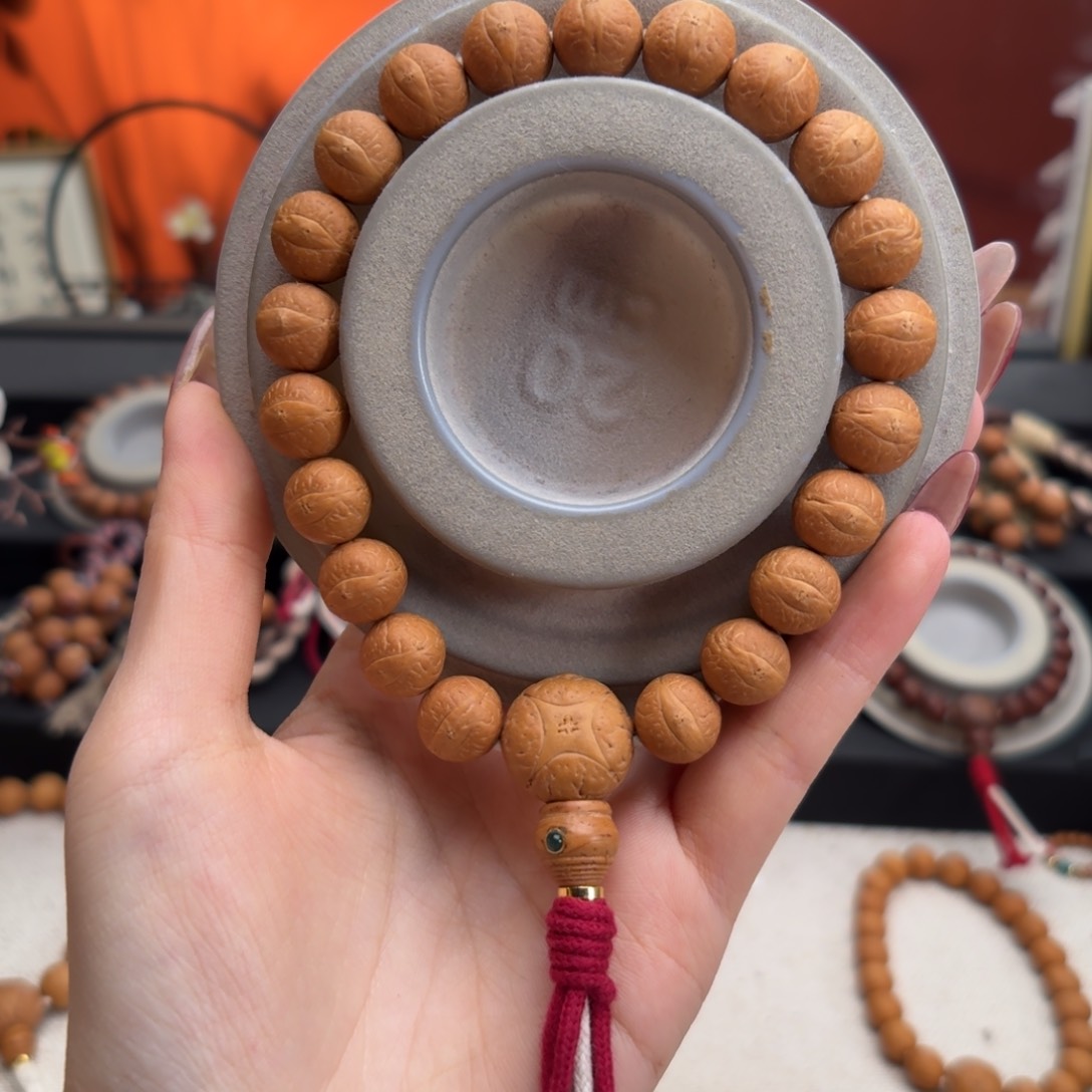 手串凤眼菩提9**712mm铁籽单圈素串精挑