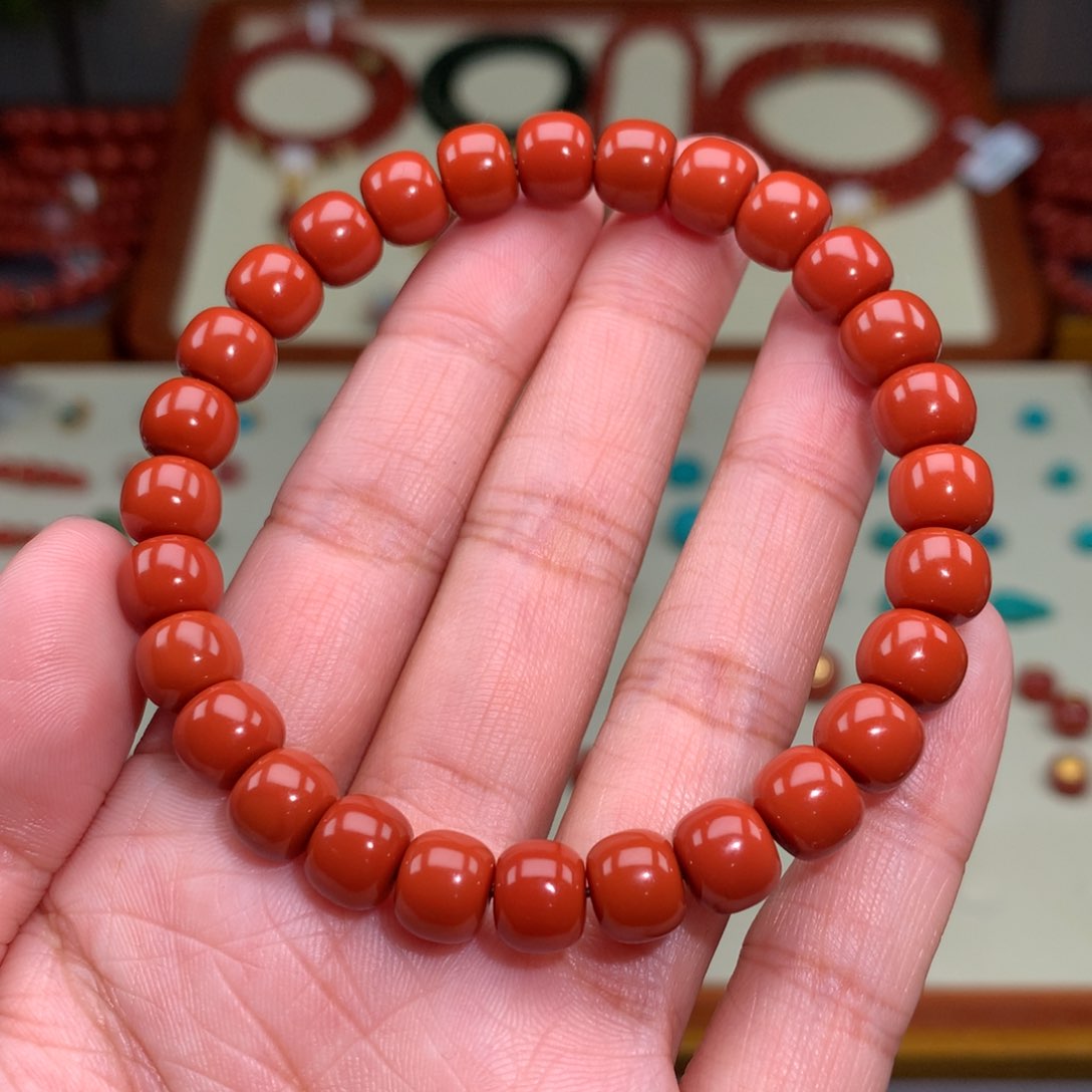 南红玛瑙颈饰未镶嵌