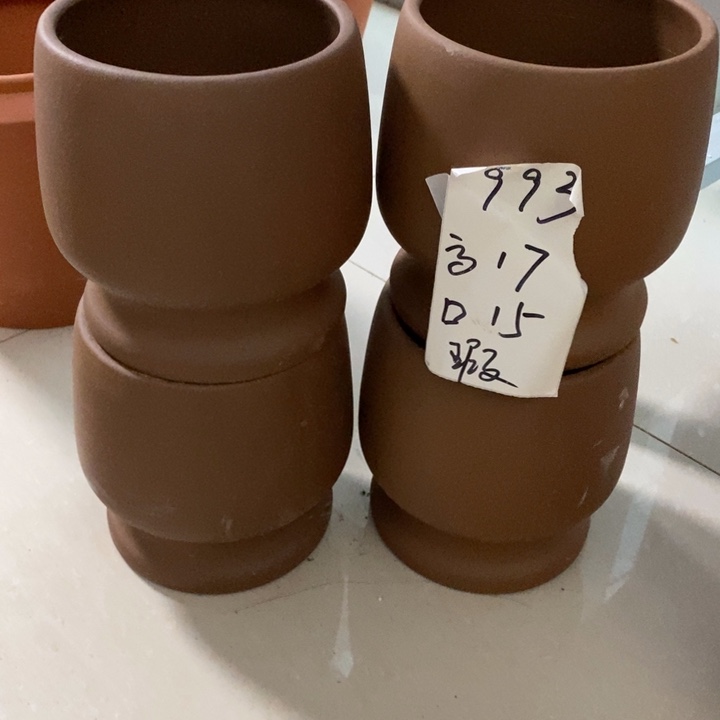 粗陶红陶绿植花盆