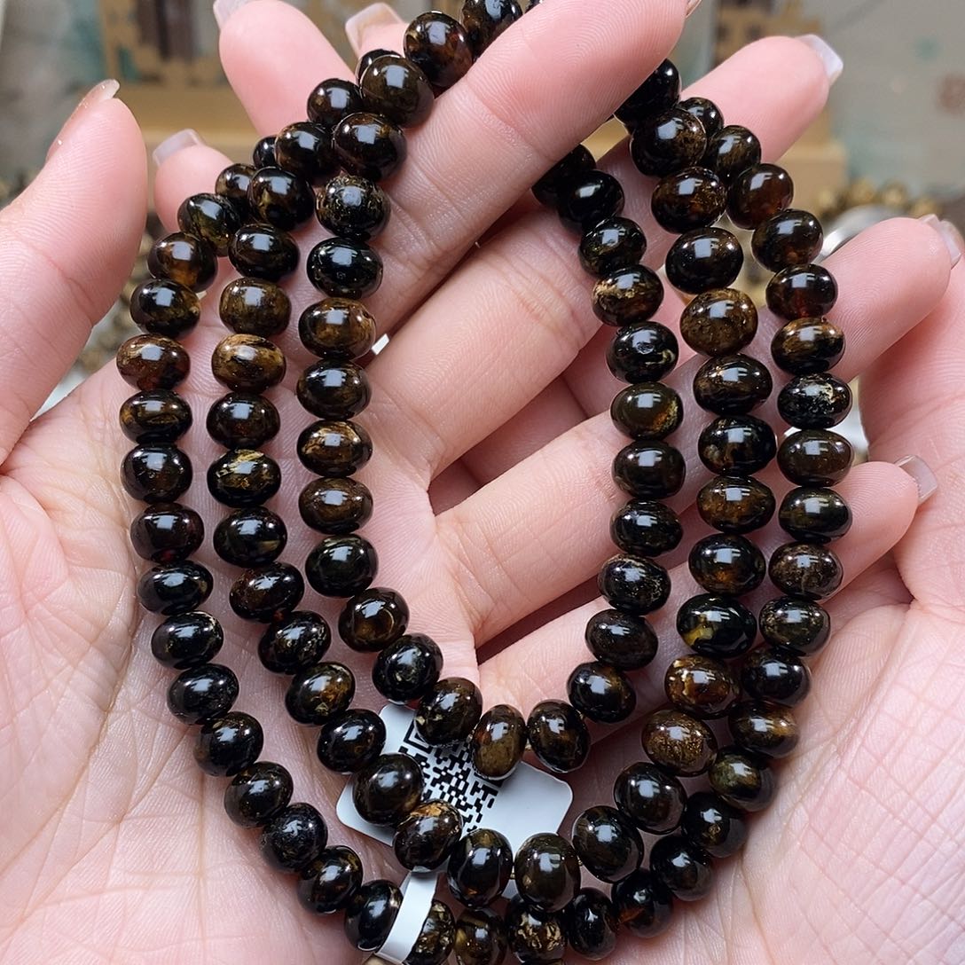 琥珀未镶嵌手链8➕