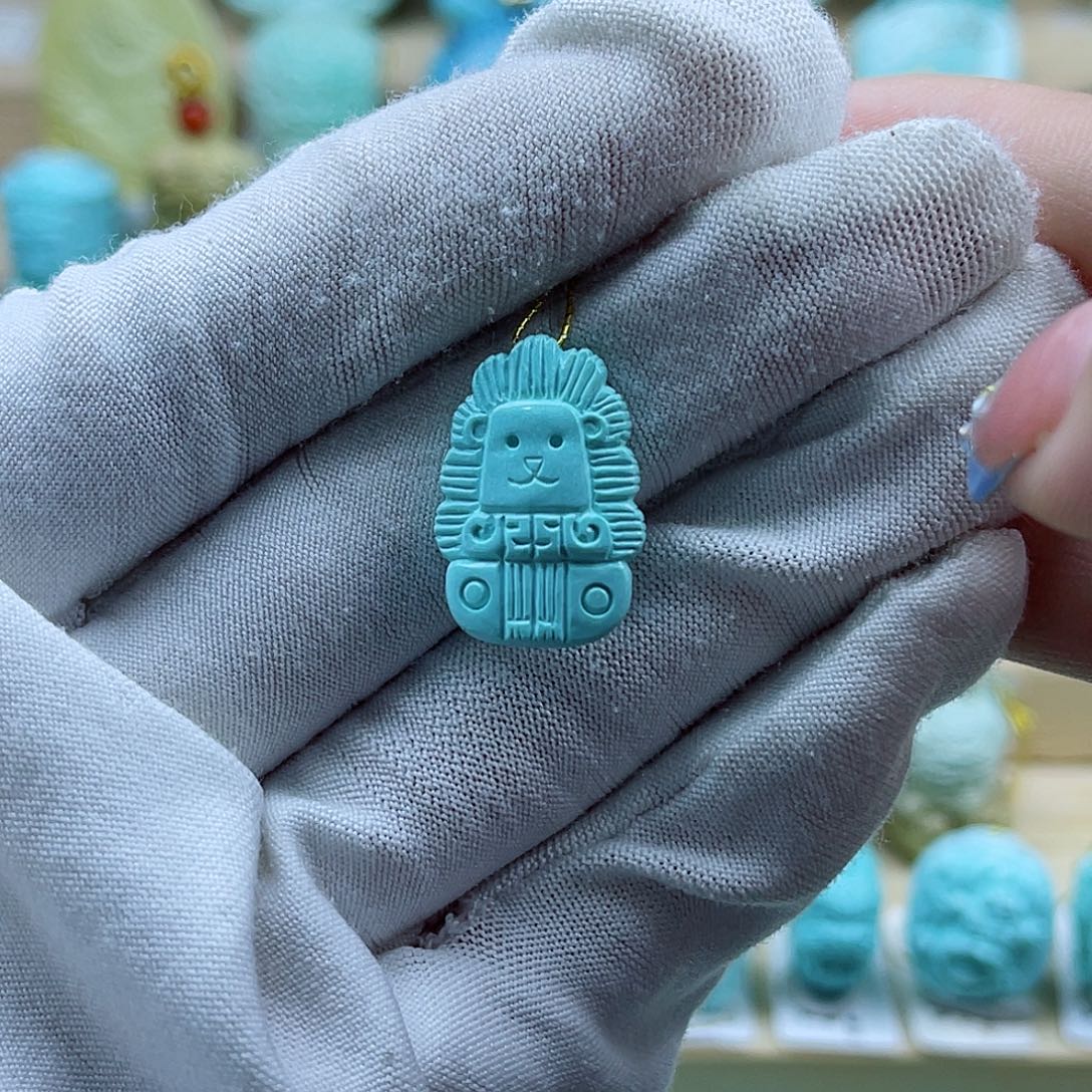 未镶嵌绿松石珠宝奇石