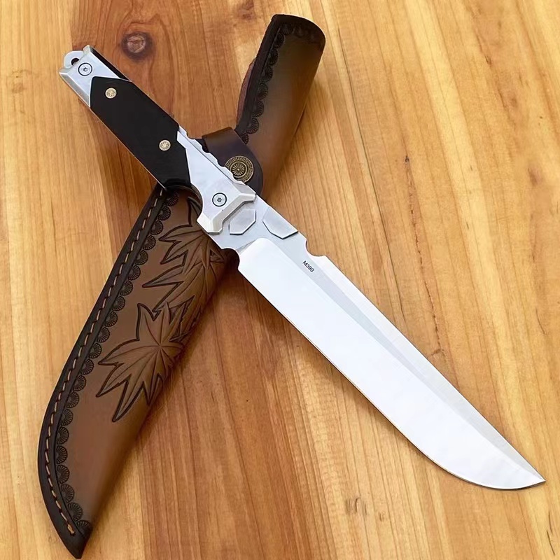 机甲战神-G10手柄手工刀户外多功能露营野外便携野营刀刀具专用刀