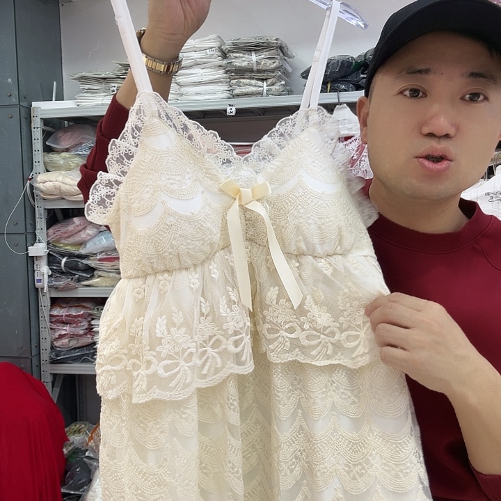 三醋酯纤维宫廷风睡裙