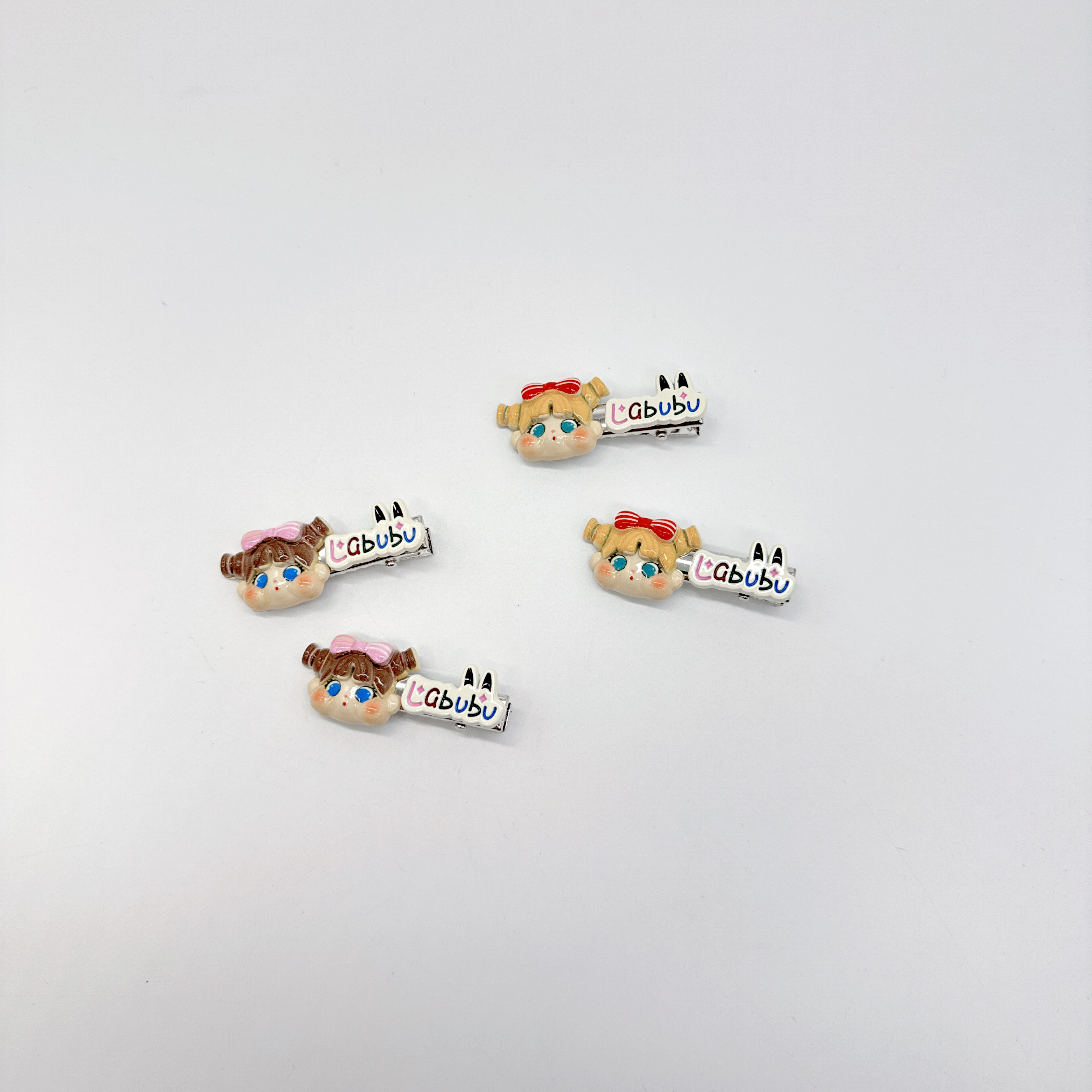 Mi33 卡通蝴蝶结小女孩鸭嘴夹 Y58059i3-1